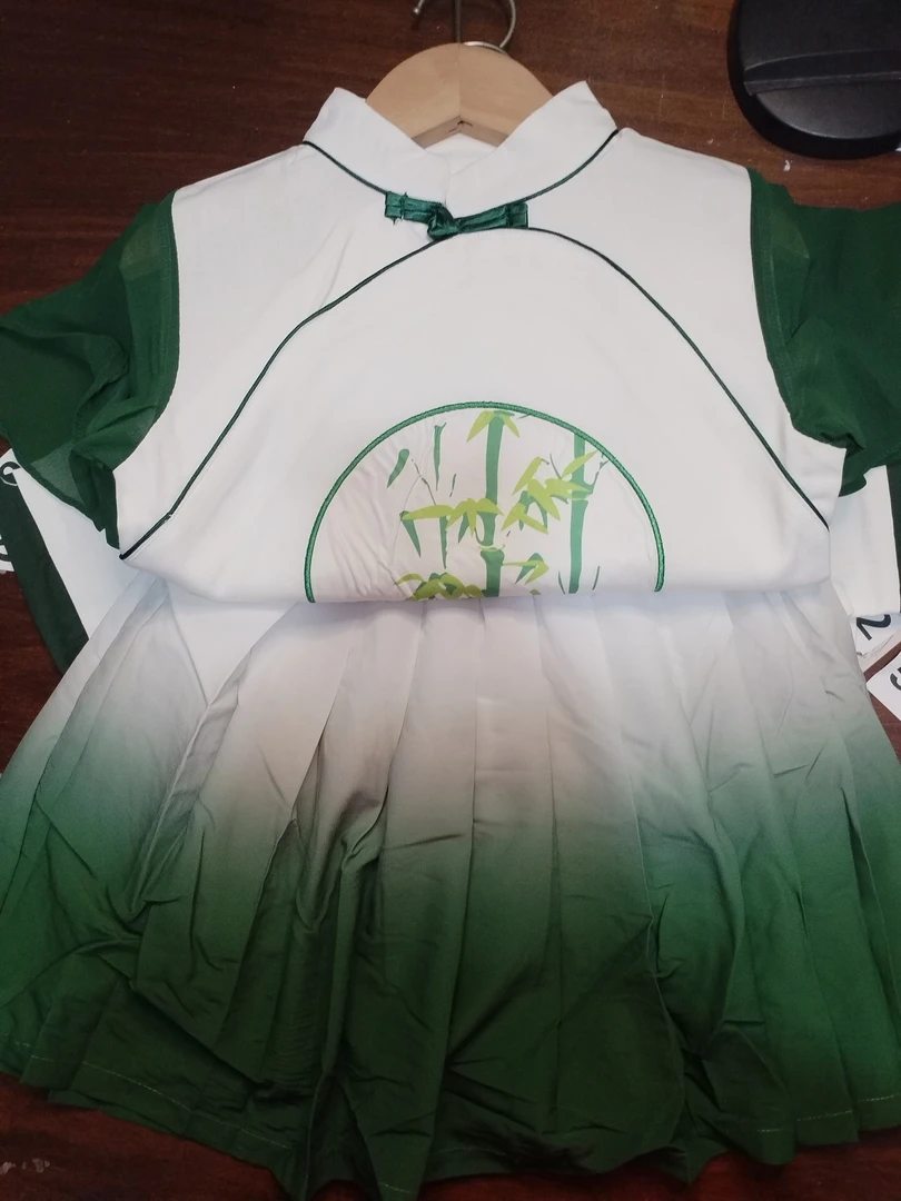 P709清风竹韵国风套装男生女生