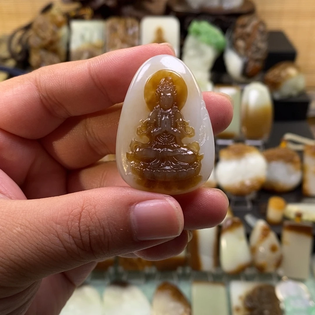 颈饰未镶嵌和田玉@*哥