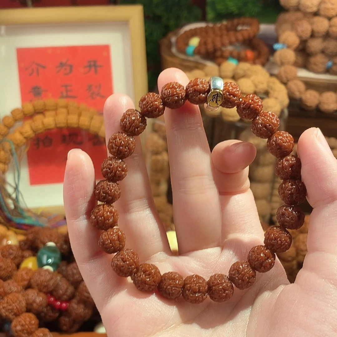 金刚菩提手串95玉化小银