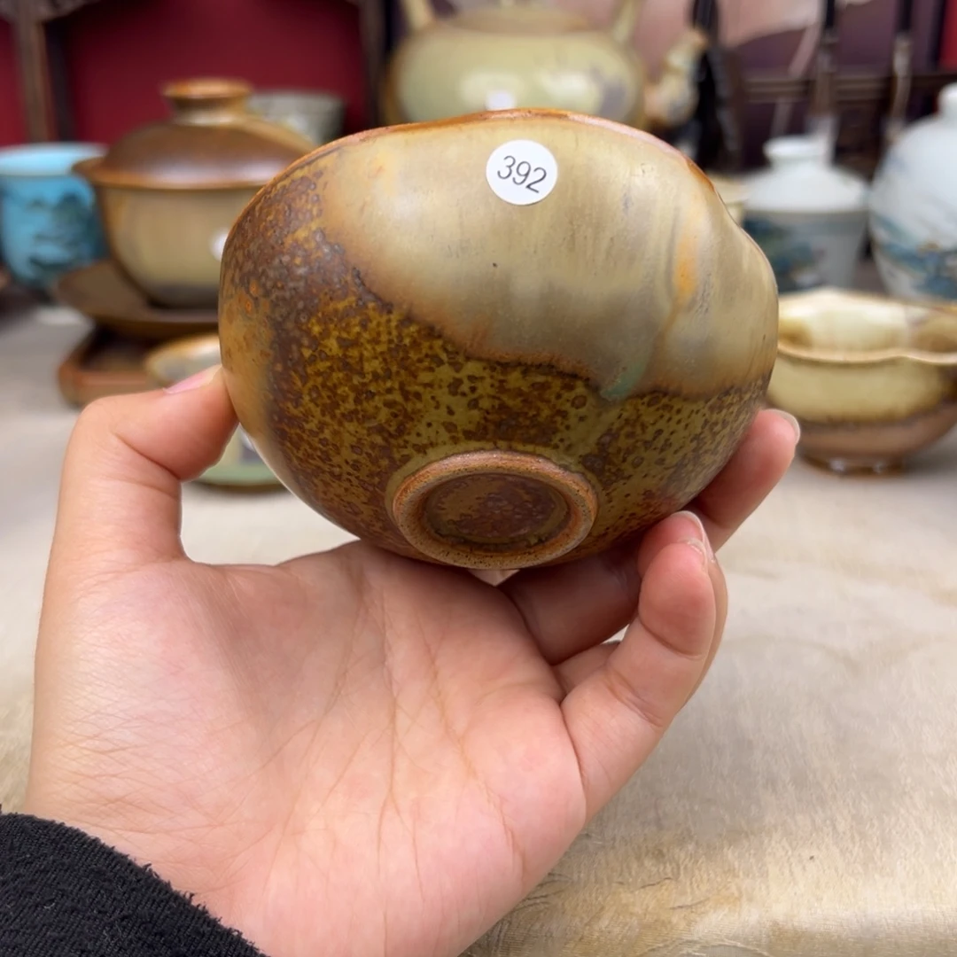 杯纯手工柴烧主人杯