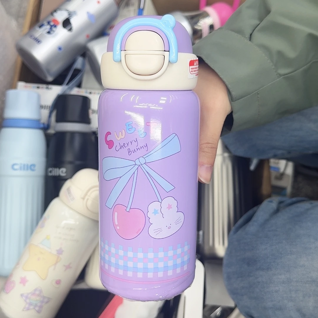 钢化玻璃保温杯儿童