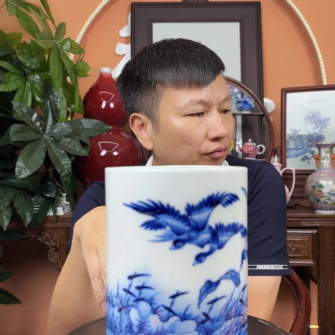 其他景德镇陶瓷手工笔筒