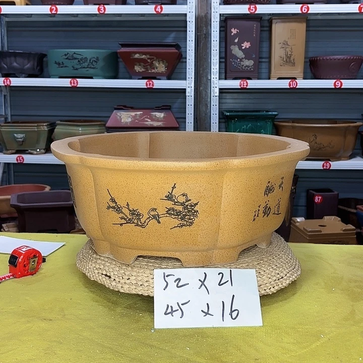 紫砂花盆宜兴紫砂厂