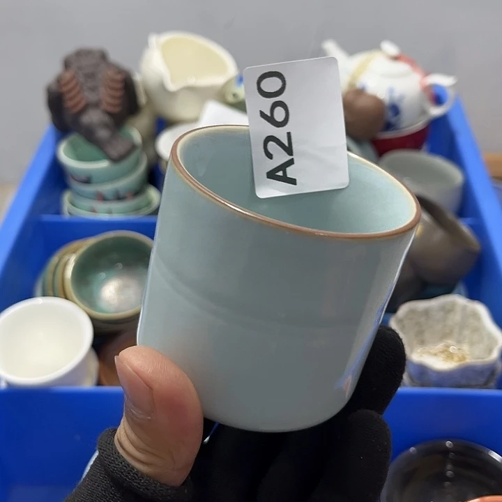 天***天瓷片茶摆件工艺品摆件666