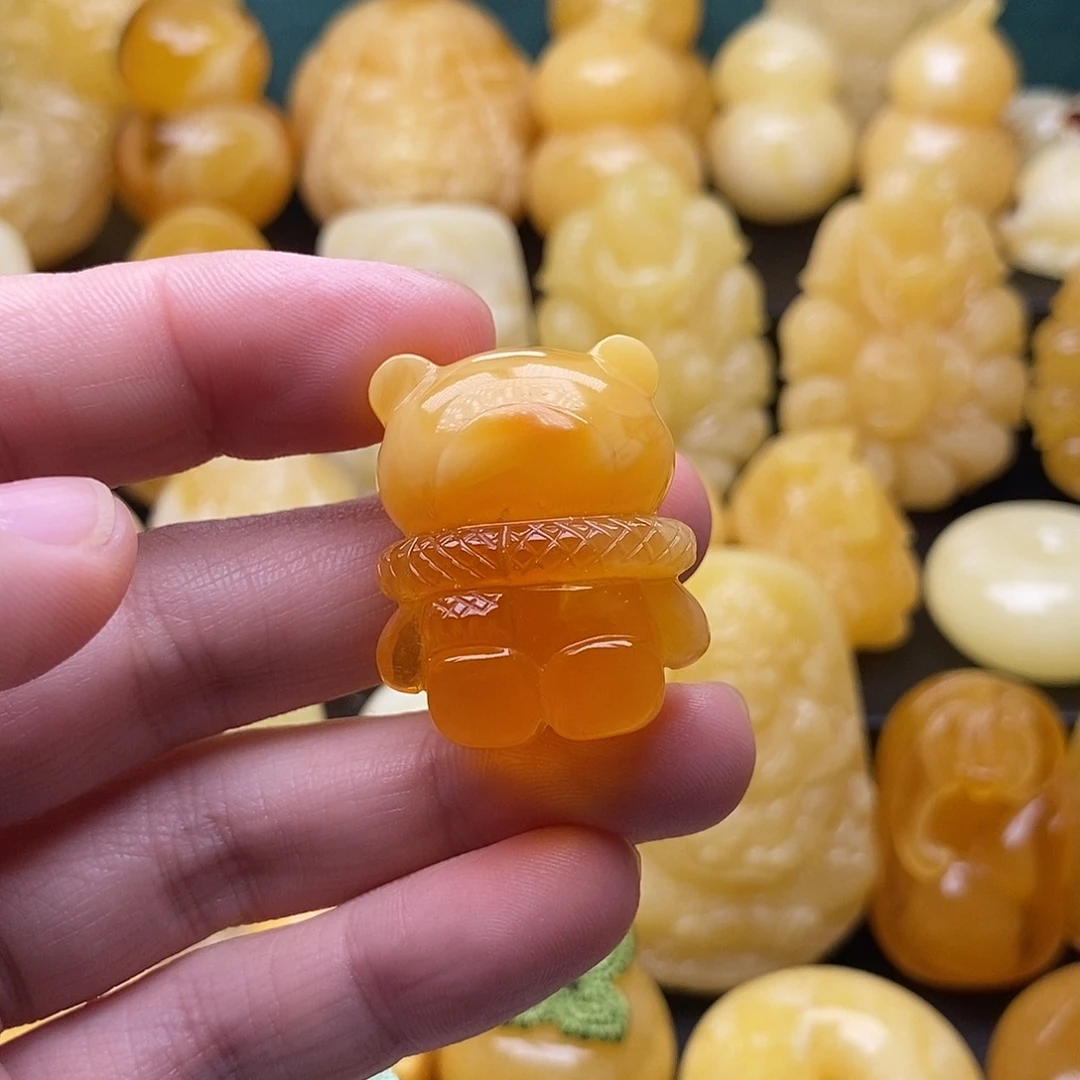 琥珀颈饰未镶嵌琥珀蜜蜡吊坠