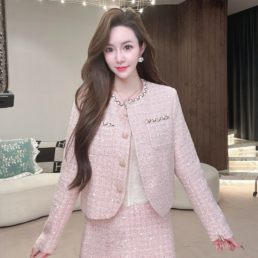 【MIA.G】【绵柔星愿】小香风半身裙 QQ605-1