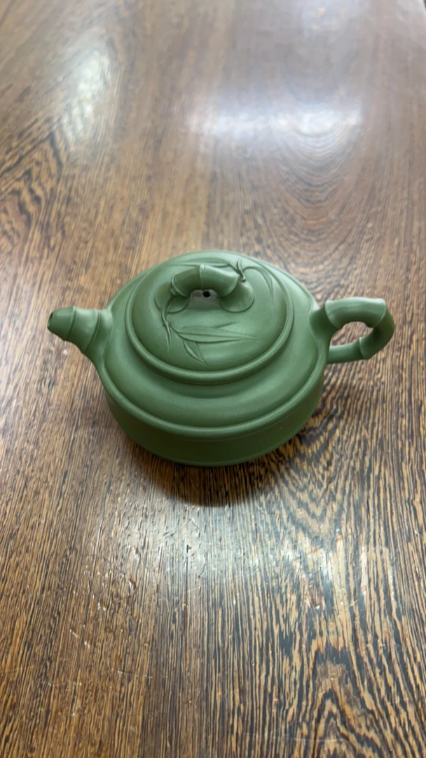 宜兴老壶紫砂壶绿泥160cc牛盖茶具泡茶壶竹壶圆壶竹韵竹节壶竹段