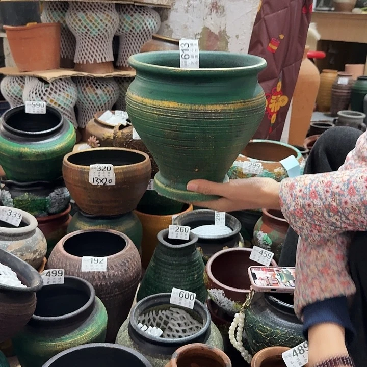 瑕疵金绿鱼尾613高度20口径18