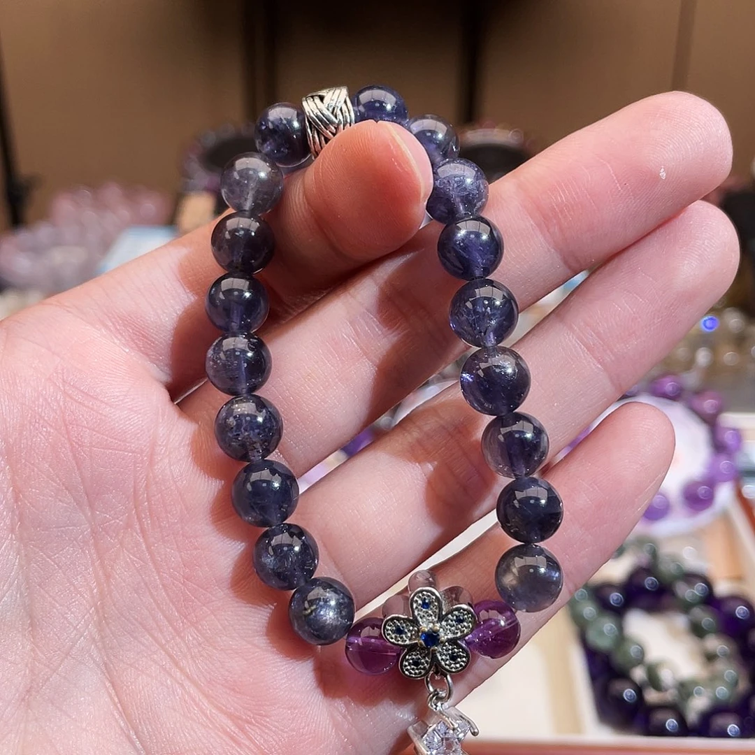 未镶嵌水晶手串星光谨青石8m