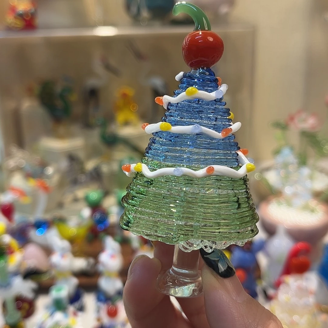 琉璃手工艺品圣诞树