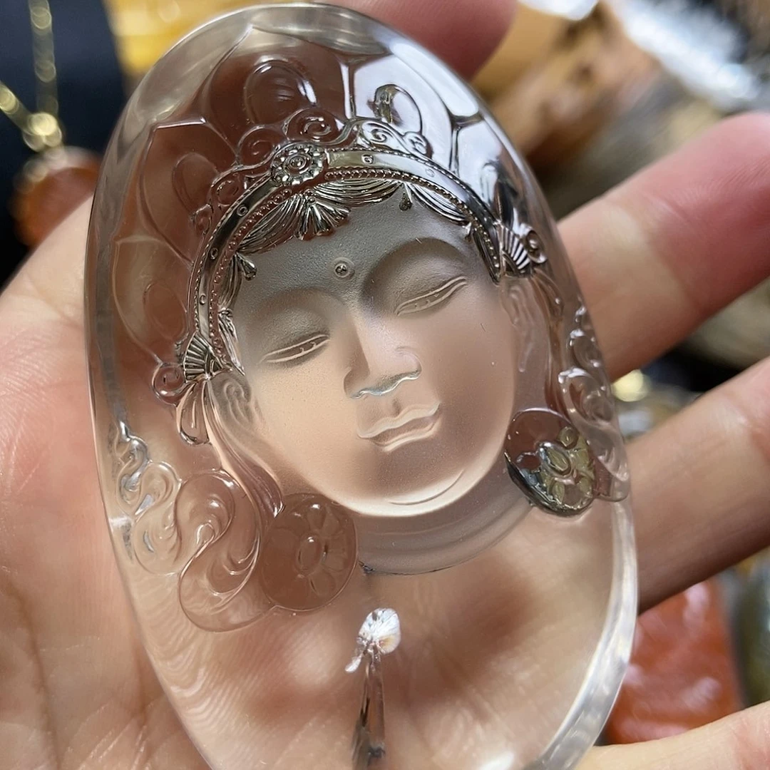 水晶天然水晶吊坠未镶嵌