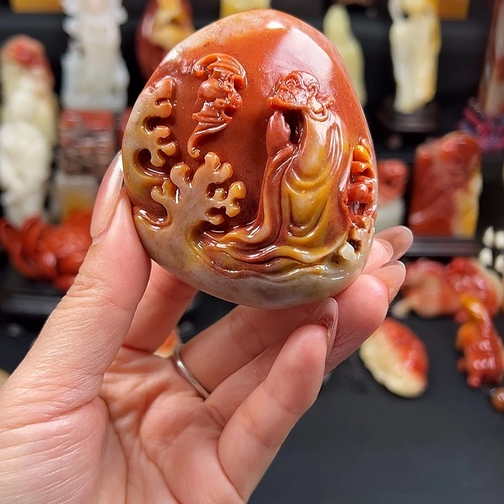 老挝石南部田黄石