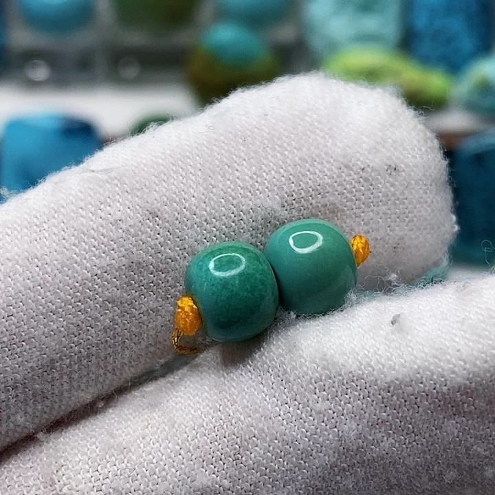 绿松石未镶嵌天然原矿 地大质检