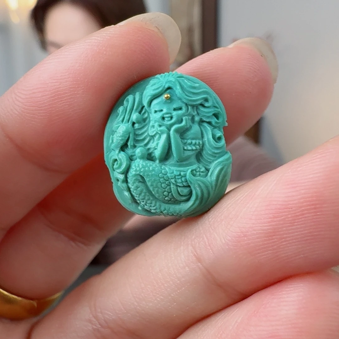 绿松石未镶嵌珠宝奇石