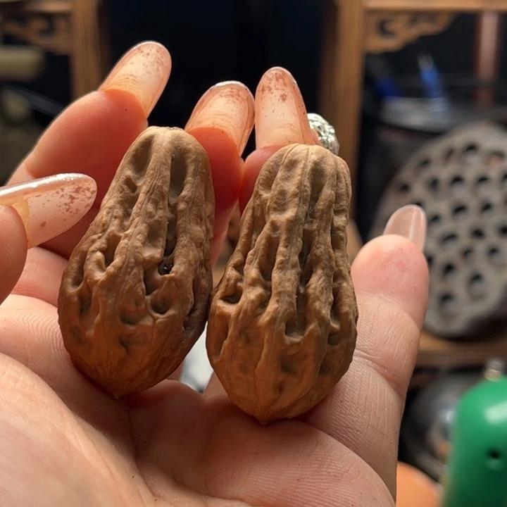 斗***客把件文玩核桃楸大胖58