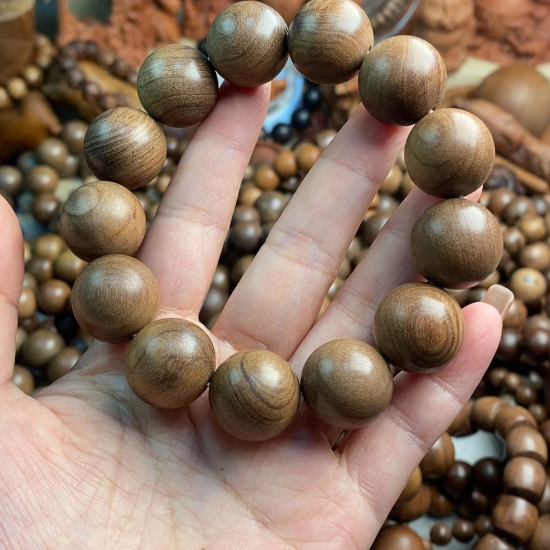 可***画檀香木手串/手链老山檀大瑕疵奶香1.8