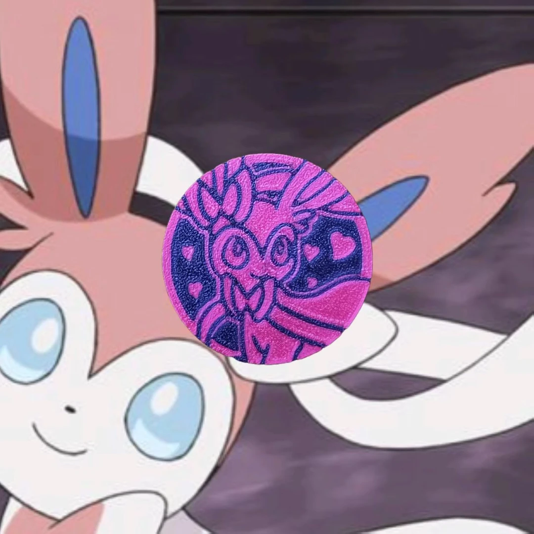 开播纪念款，宝可梦3d打印硬币拍一拆二，仙子伊布随单赠