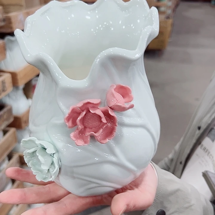 有孔.凑满10元发货多肉陶瓷花盆！