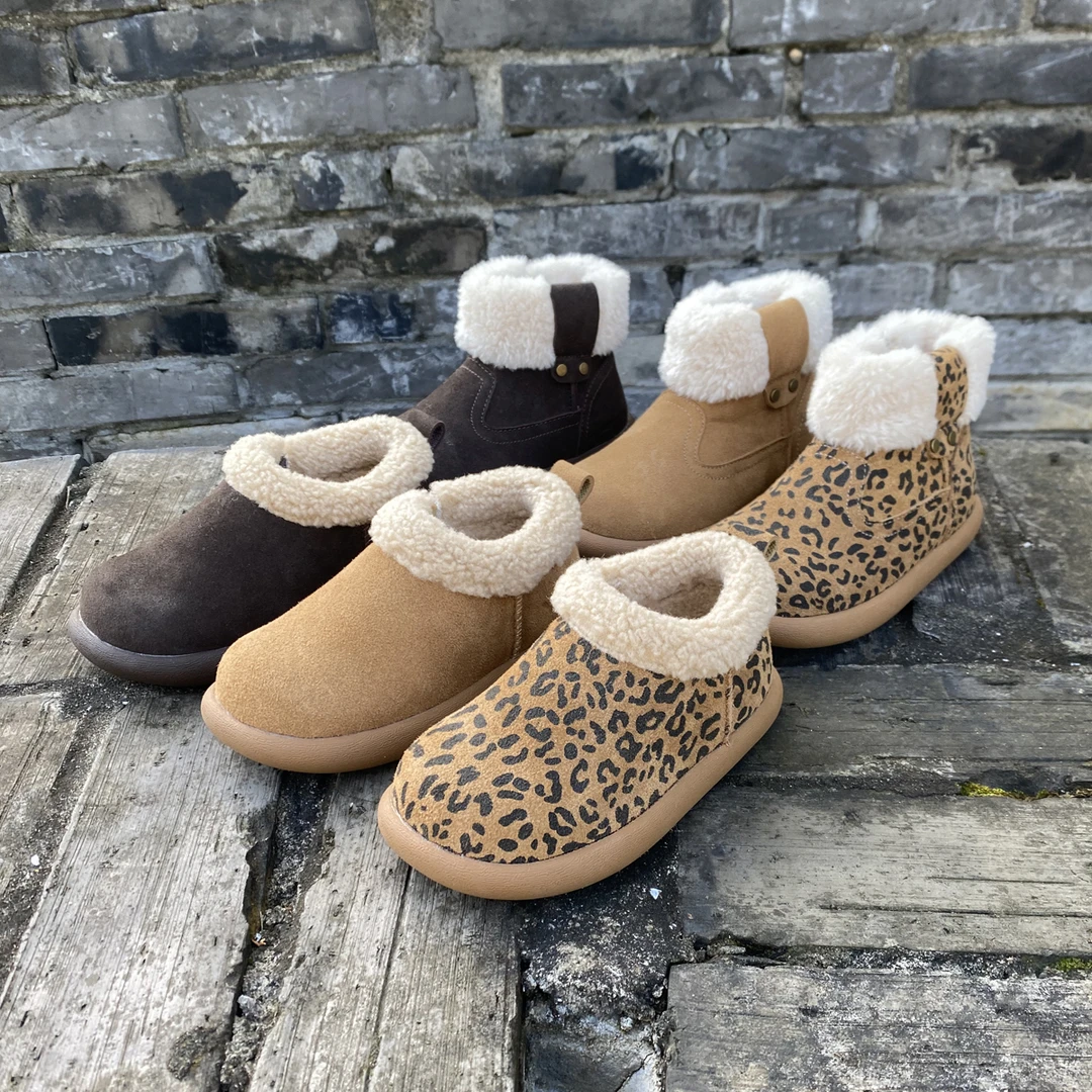 【小土豆 】儿童棉鞋2025冬季新款男女童加绒保暖休闲鞋时尚豆豆鞋