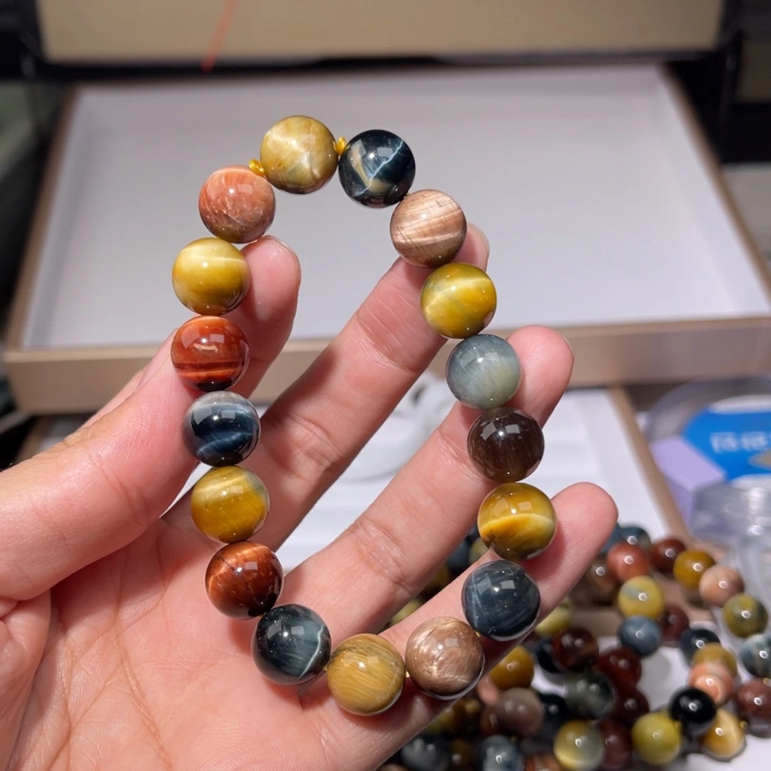 水晶手链未镶嵌彩虎眼023