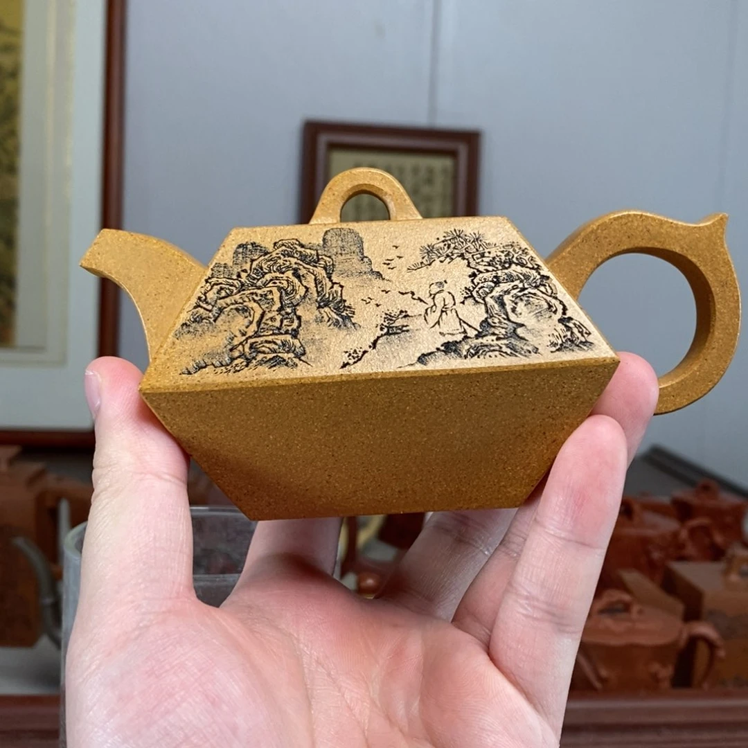 茶壶紫砂原矿泥料传统工艺制作