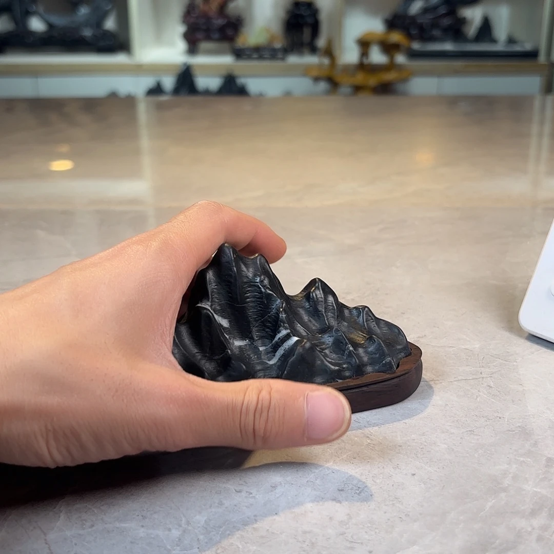 海***神灵璧石手工雕刻奇石摆件