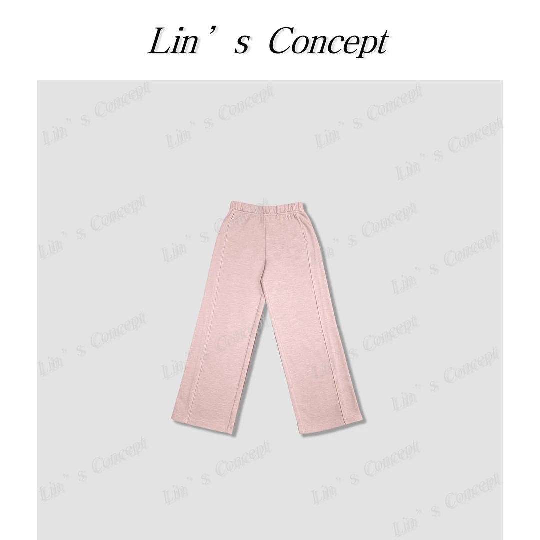 【Lin's concept】极简设计师款直筒百搭休闲裤 DL2404678