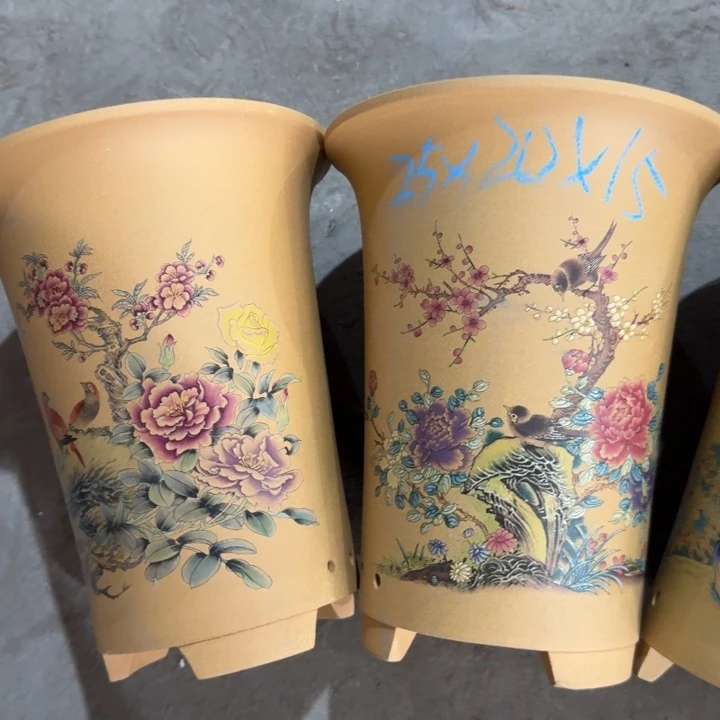 紫砂花盆25/20/15