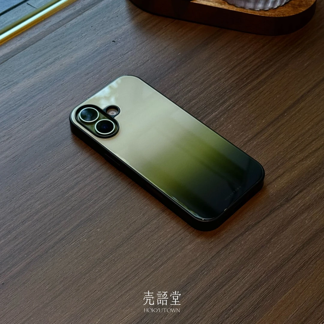 「惬绿青茶」适用于苹果17promax/17pro高级感玻璃小众手机壳16pro