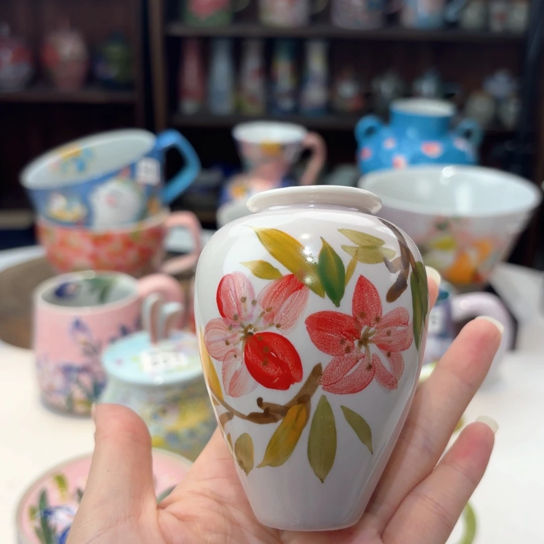景德镇手绘高温釉下彩陶瓷茶具
