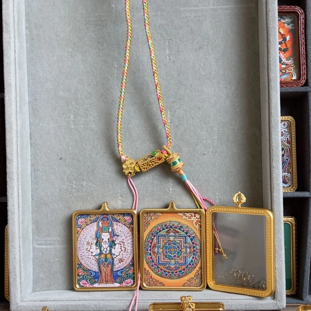 吊坠柏*o双面铜壳双面铜壳