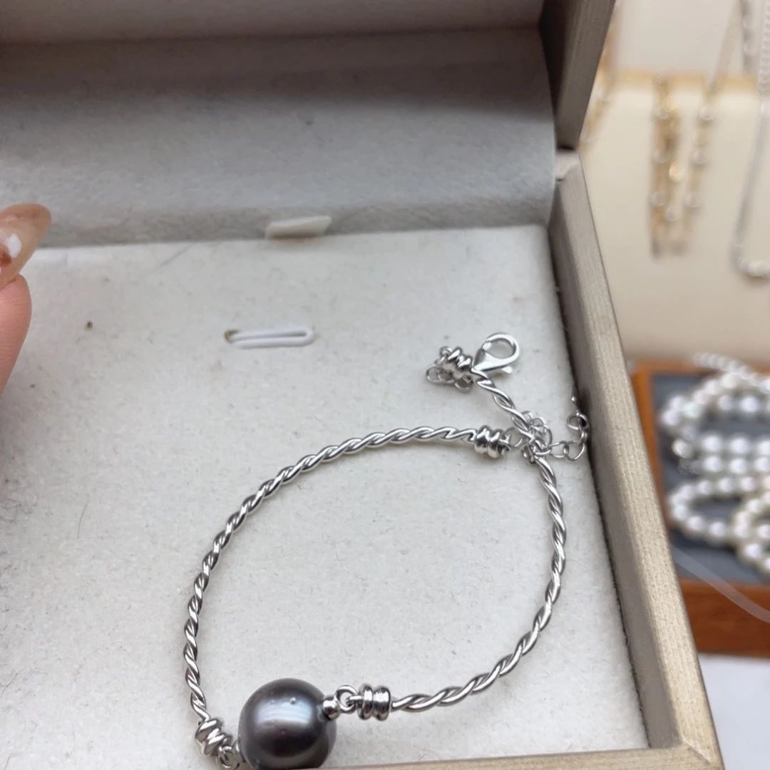 手链海水珍珠银S925镶嵌Z104