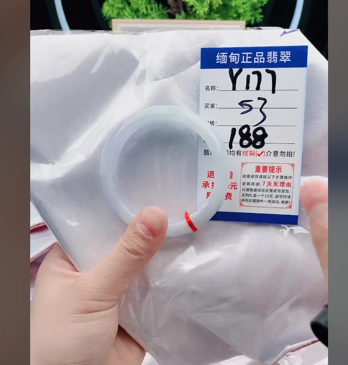 Y177【缅甸翡翠  手镯】实物以直播间为准微色差G