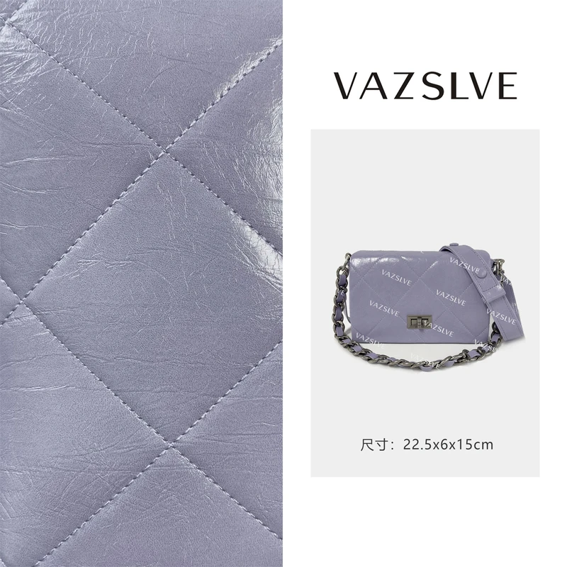 VAZSLVE/原创设计ZT-D7190-豆蔻紫 春季新款轻奢小包