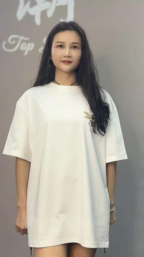 643小蜜蜂潮牌夏季短袖休闲T恤上衣百搭男装