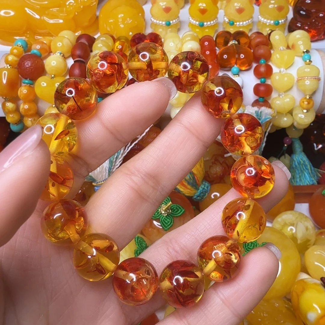 阮****非金属花花手串一套