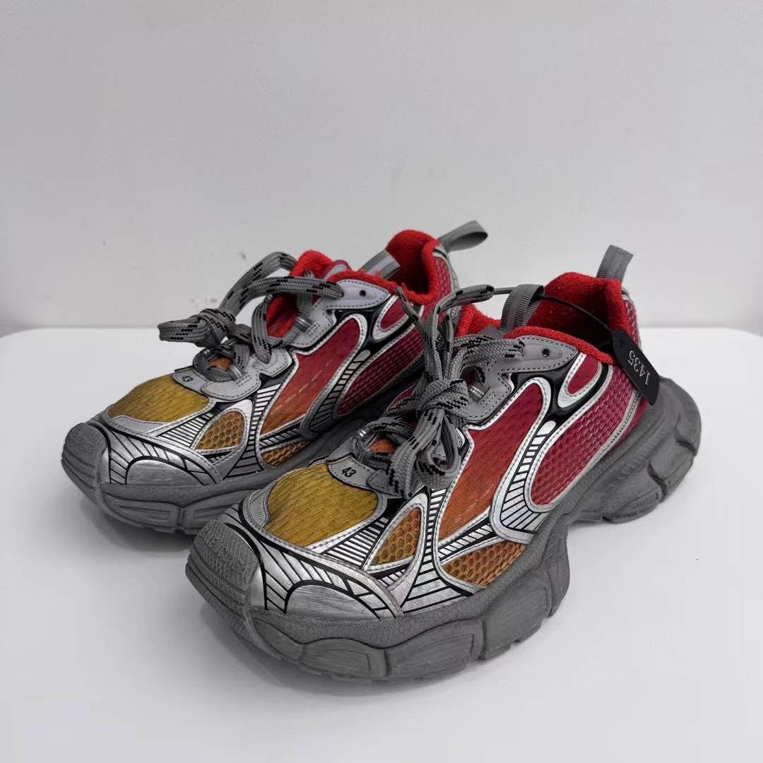 99新 Balenciaga/巴黎世家 43码3xl 红黄渐变鞋1435