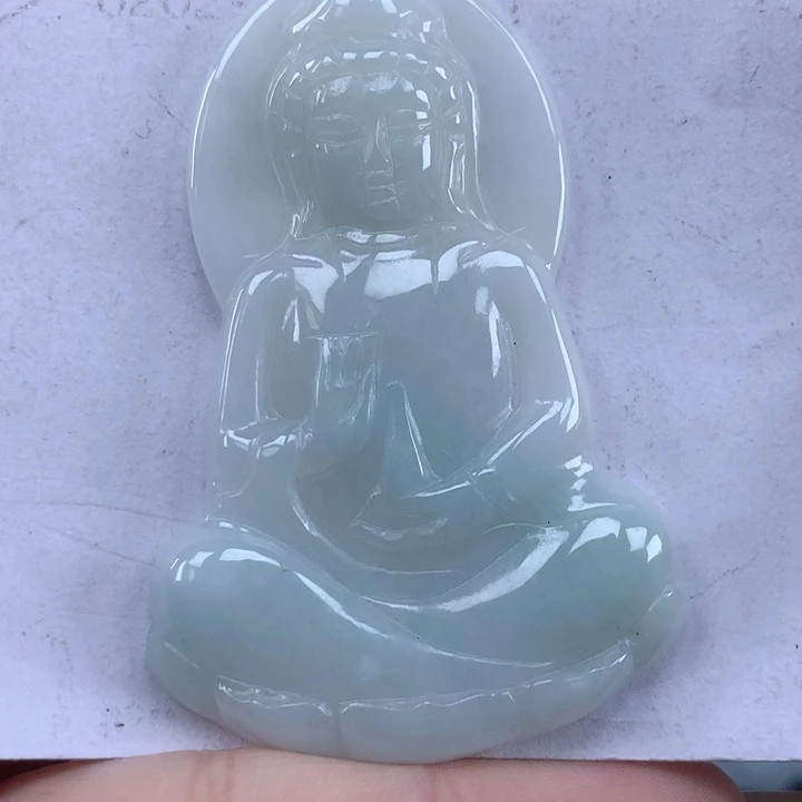 颈饰未镶嵌翡翠素衣