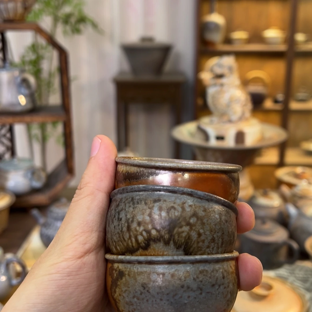 不染柴烧精品客杯