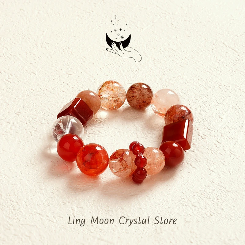 【大红大紫】水晶手串 多样性发一微色差