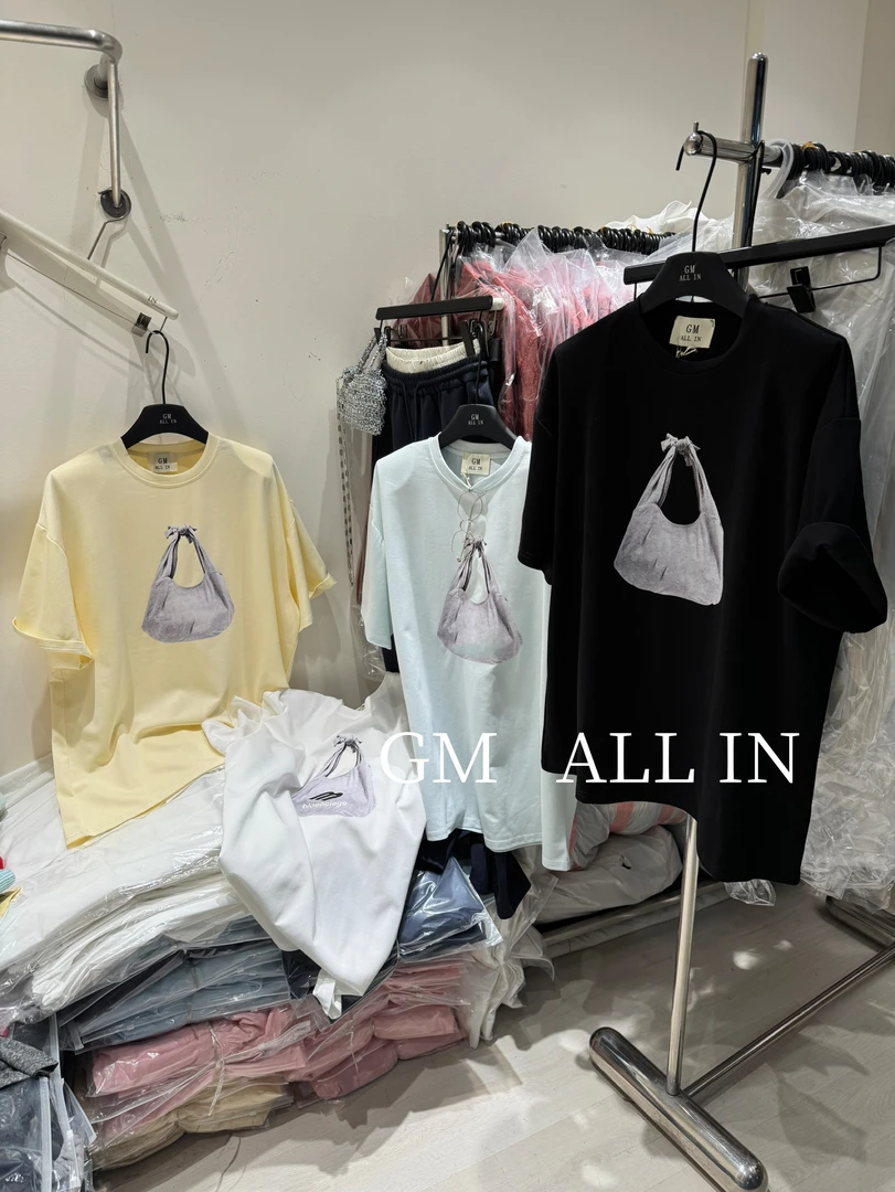 米多多 BZ#2636#休闲宽松百搭大版短袖T kc