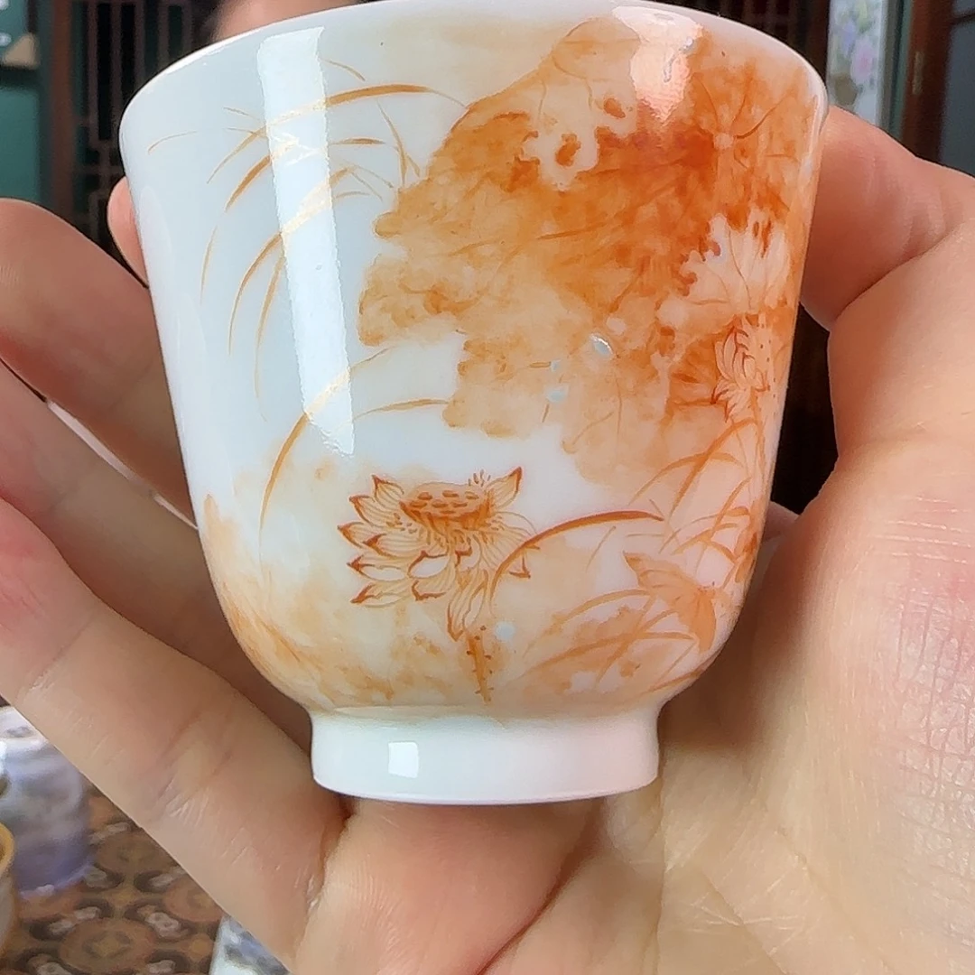 瓷片陶瓷作品 手绘作品