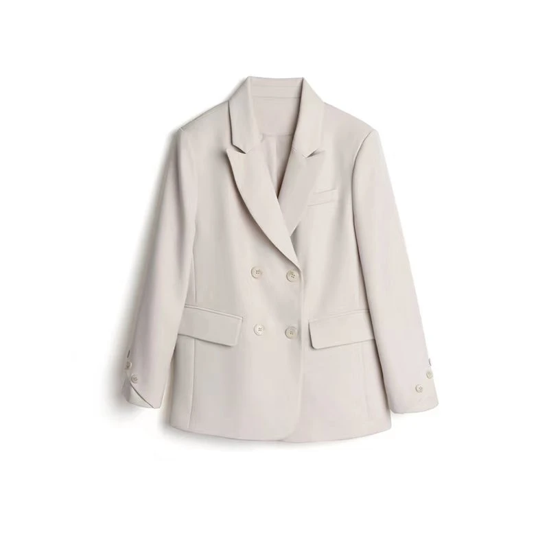 【CJJ.OOTD】小西装外套女长袖2025早春三角扣燕尾西服女秋季