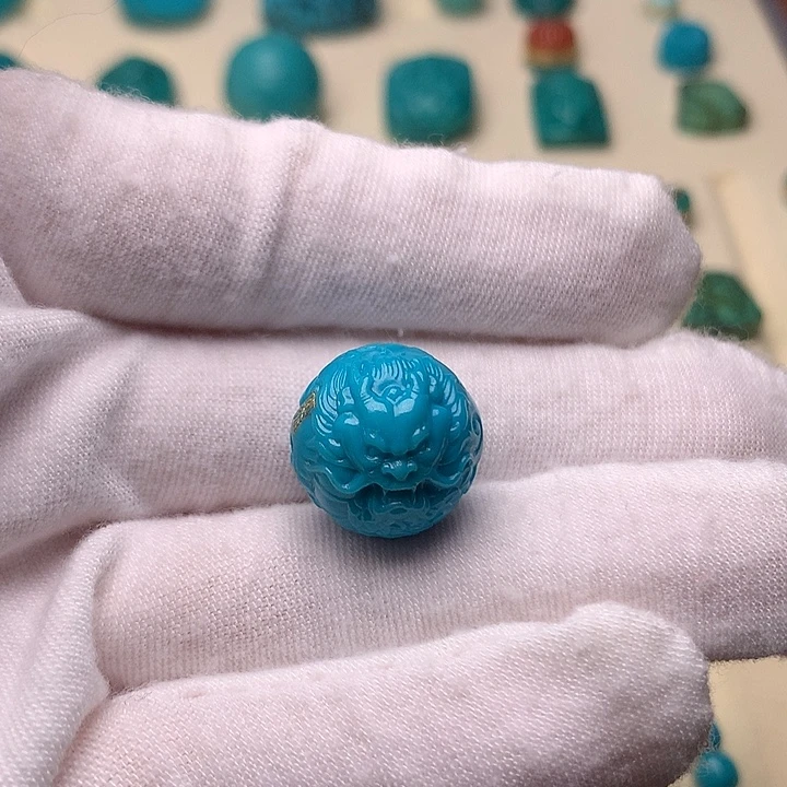 绿松石未镶嵌其它龙珠15.4