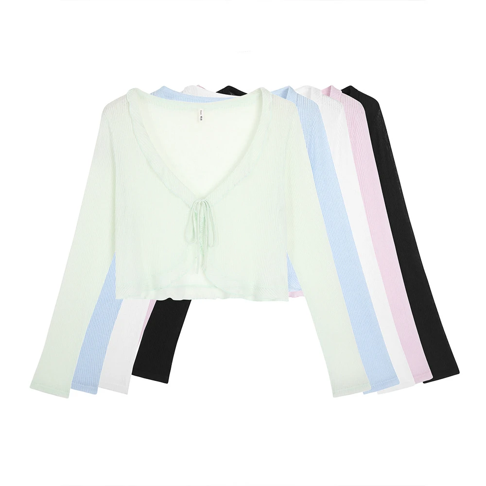 大码胖MM韩版条纹多色开衫百搭上衣