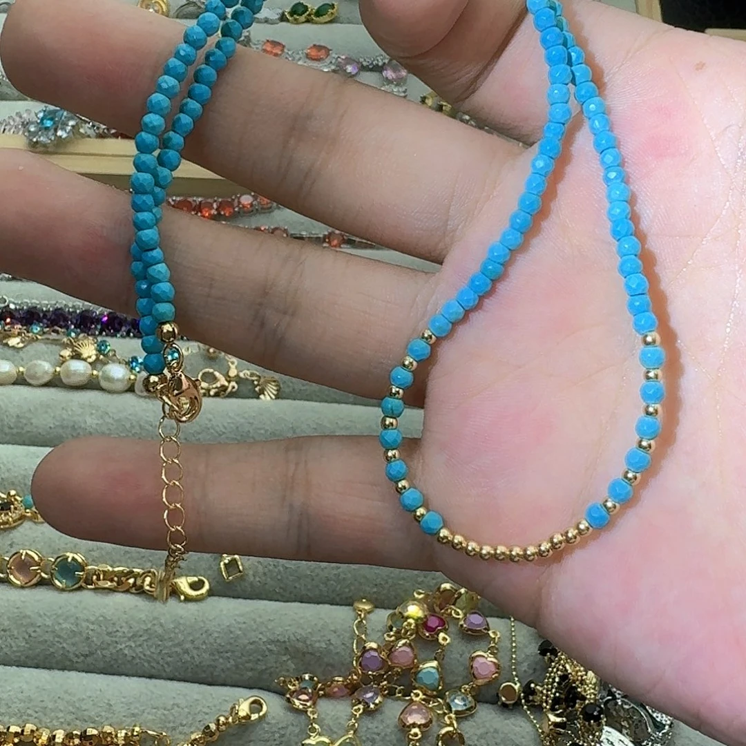 托帕石戒指银S925镶嵌