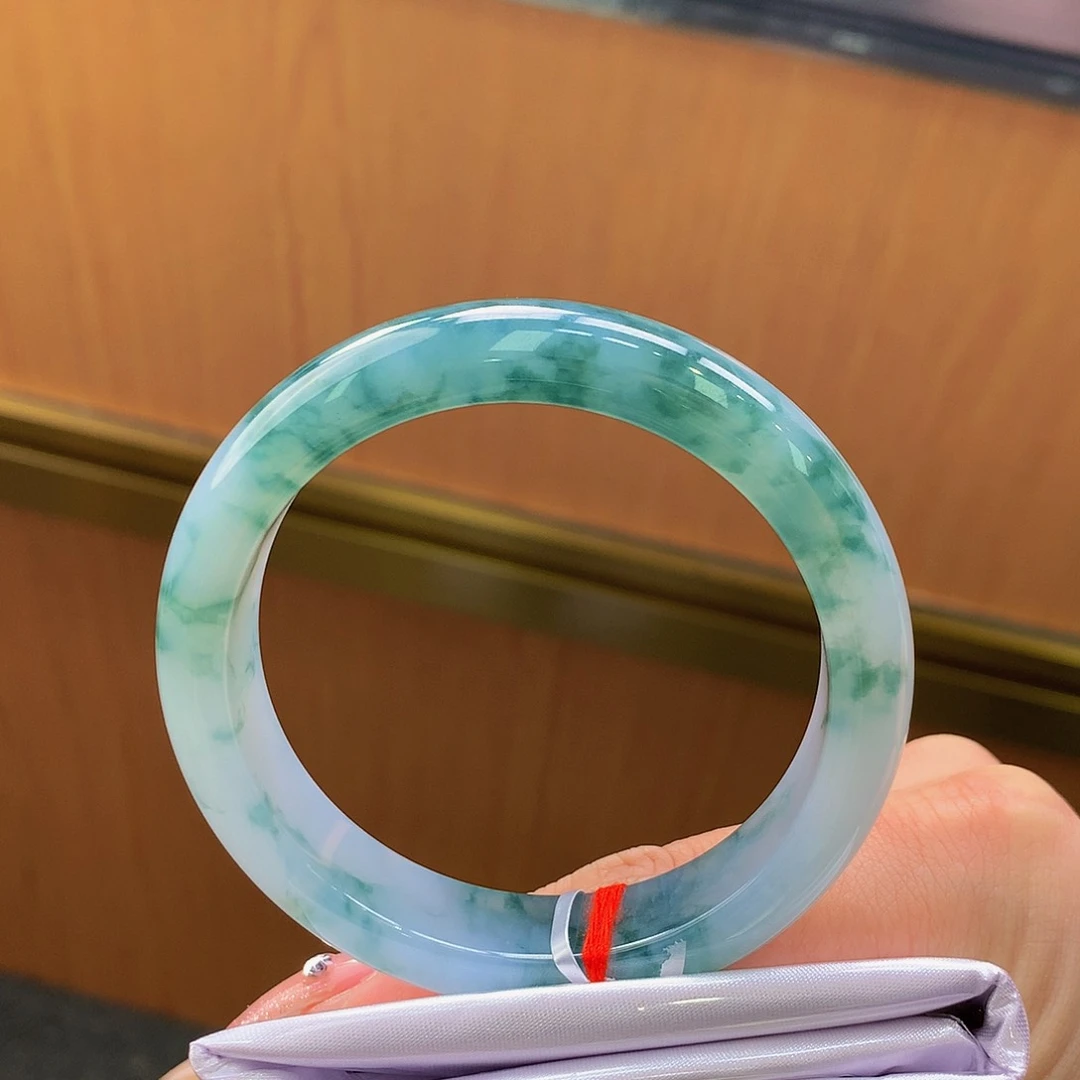 【闪购商品】未镶嵌手镯翡翠F5正圈55.7