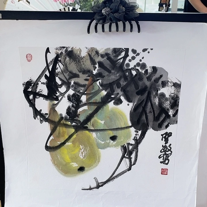 国画张圣敏先生纯手绘作品