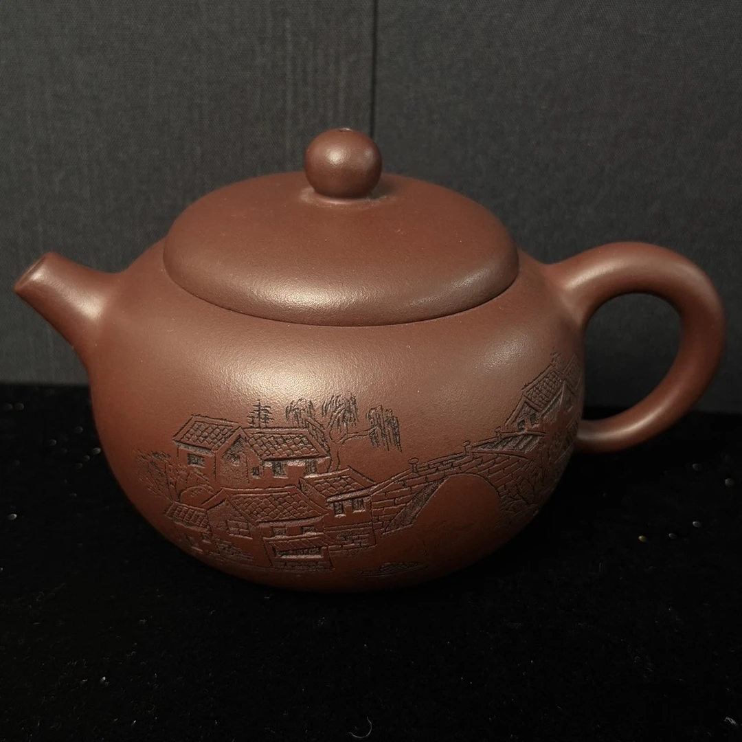 宜兴手工紫砂陶 茶壶GS3458-100