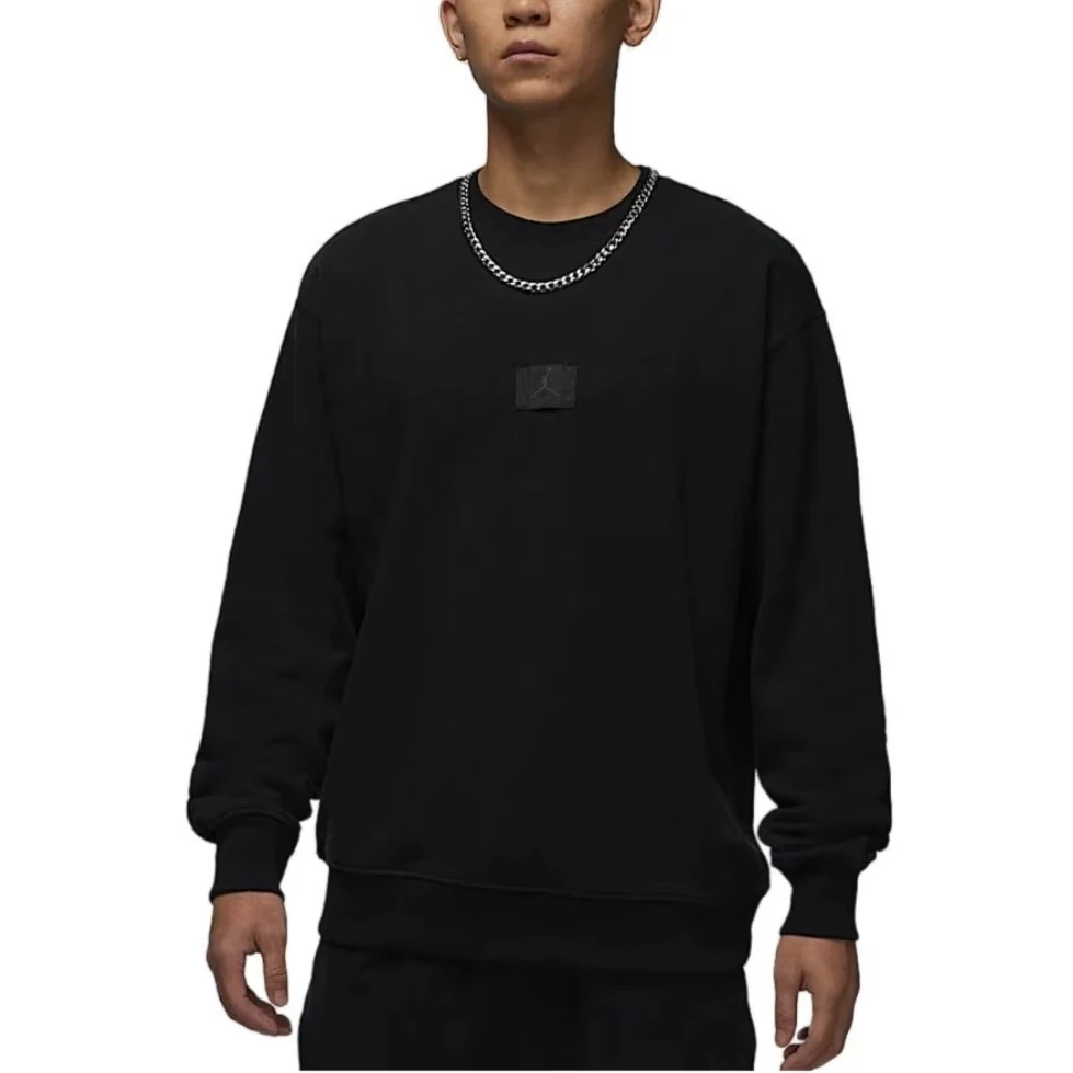 NIKE/耐克Jordan男子薄绒圆领运动衫篮訝驟荐害娭超卫衣FV7260010